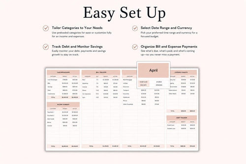 Budget Planner | Excel & Google Sheets